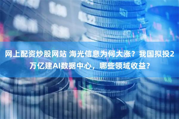 网上配资炒股网站 海光信息为何大涨？我国拟投2万亿建AI数据中心，哪些领域收益？